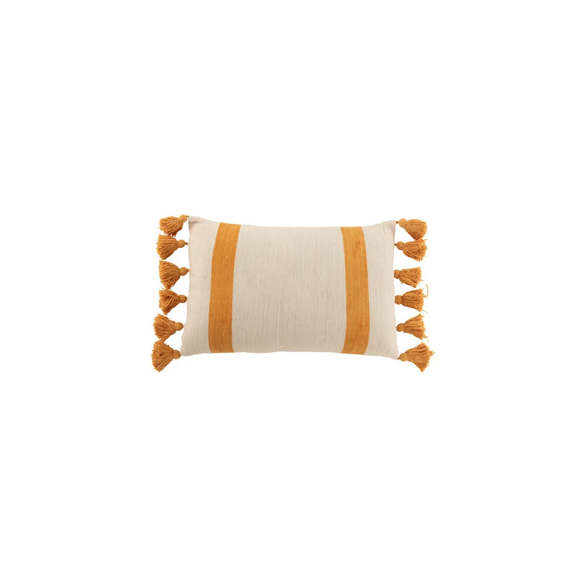 COUSSIN PLAG RAY RECT COT OCRE (40x60x12cm)