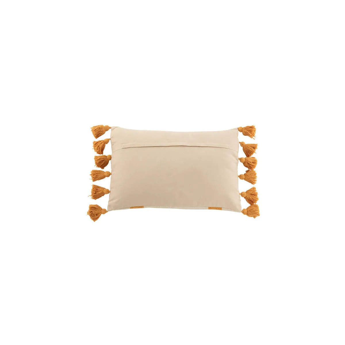 COUSSIN PLAG RAY RECT COT OCRE (40x60x12cm)