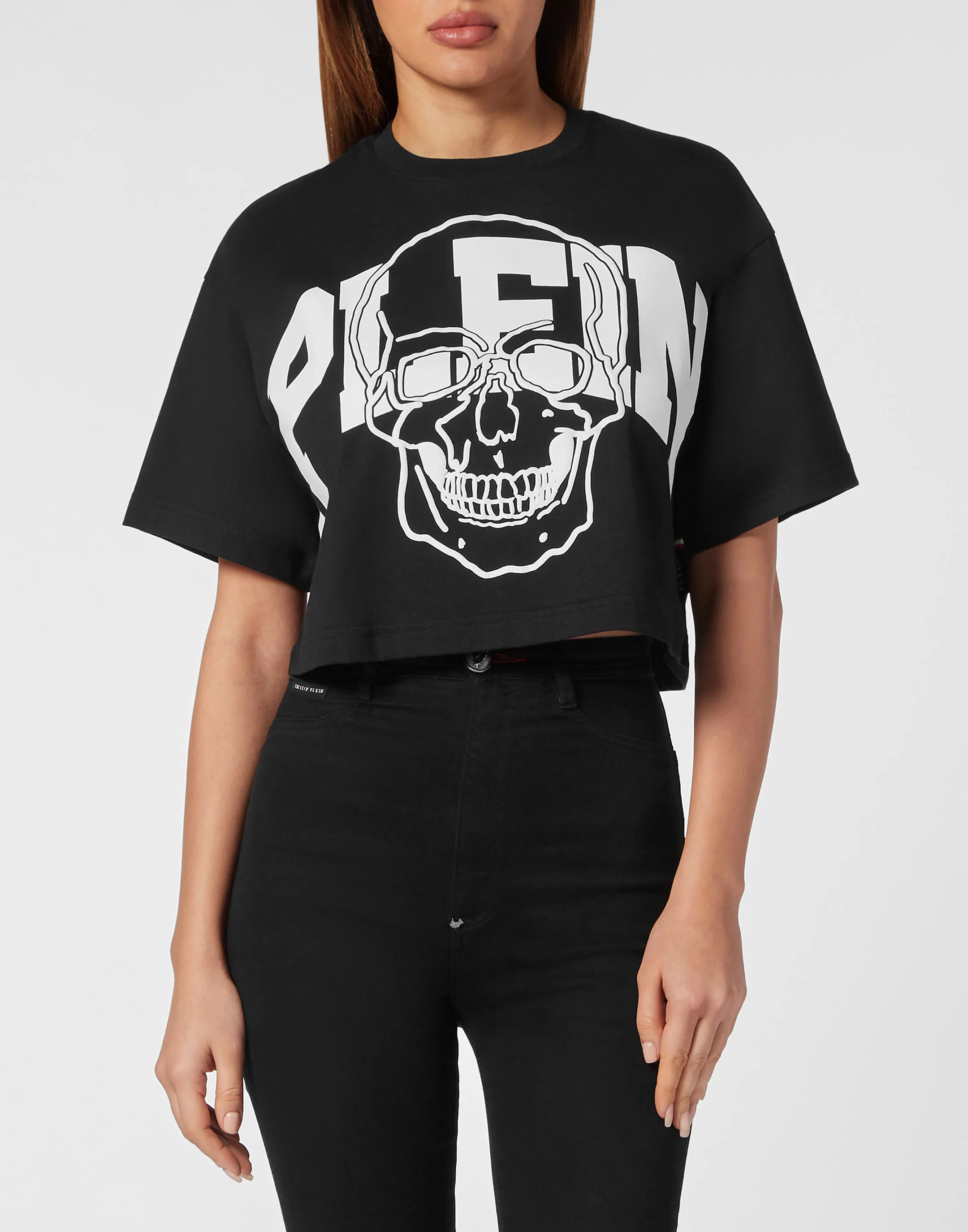 CROPPED TSHIRT SKULL