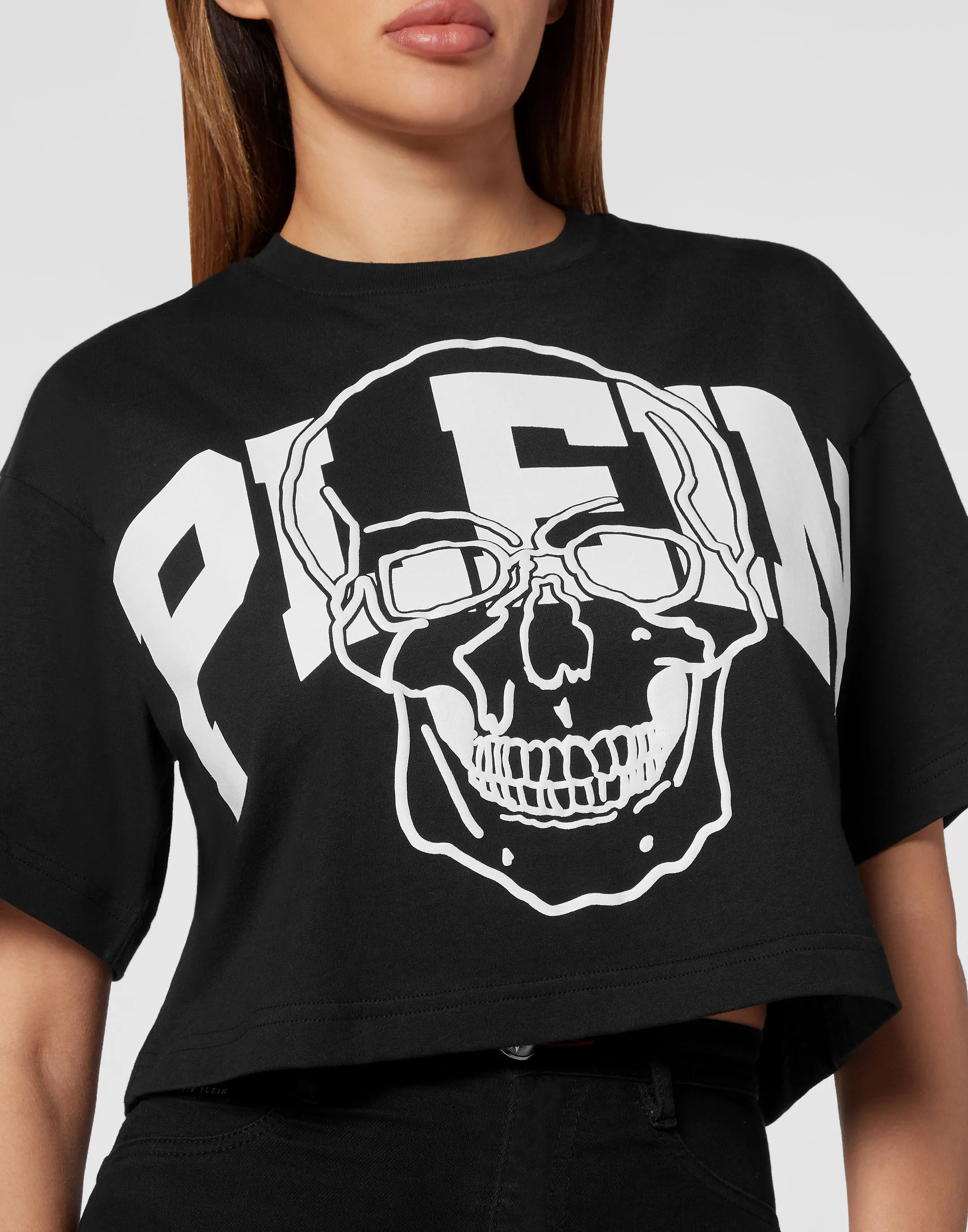 CROPPED TSHIRT SKULL