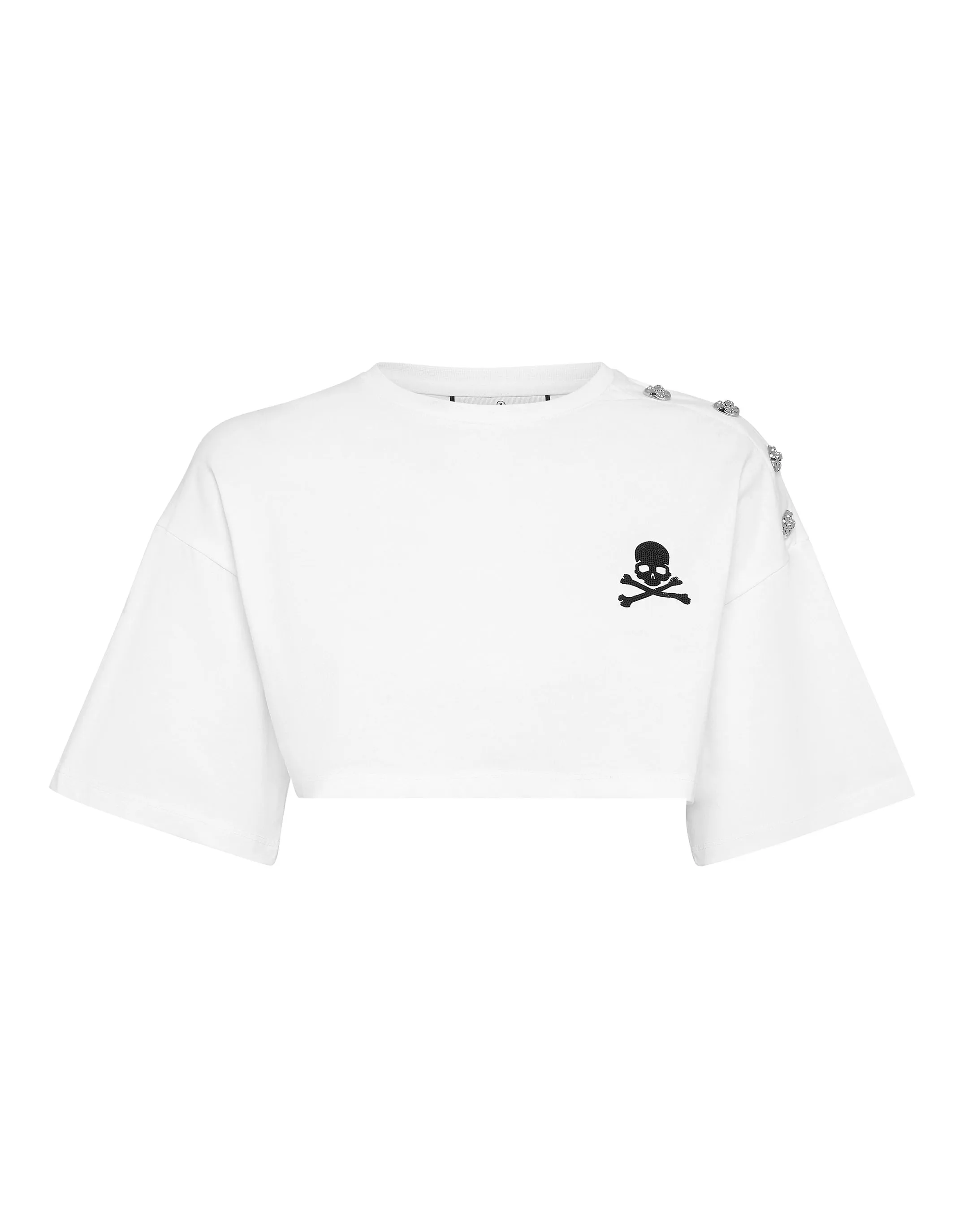CROPPED TSHIRT SKULL&BONES