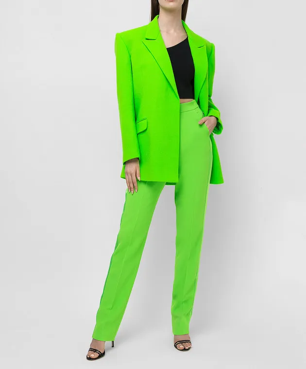 David Koma Green pants