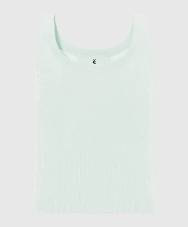 Ermanno Scervino Green ribbed top