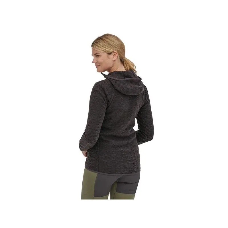 FORRO POLAR PATAGONIA R1 AIR FULLZIP HOODY (NEGRO) PARA MUJER