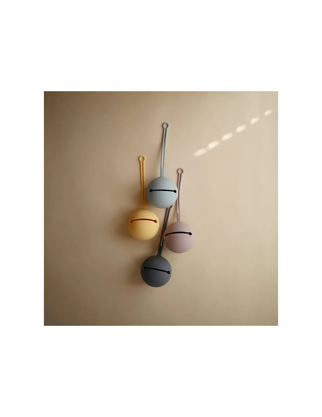 Funda chupete Mushie Solid Stone