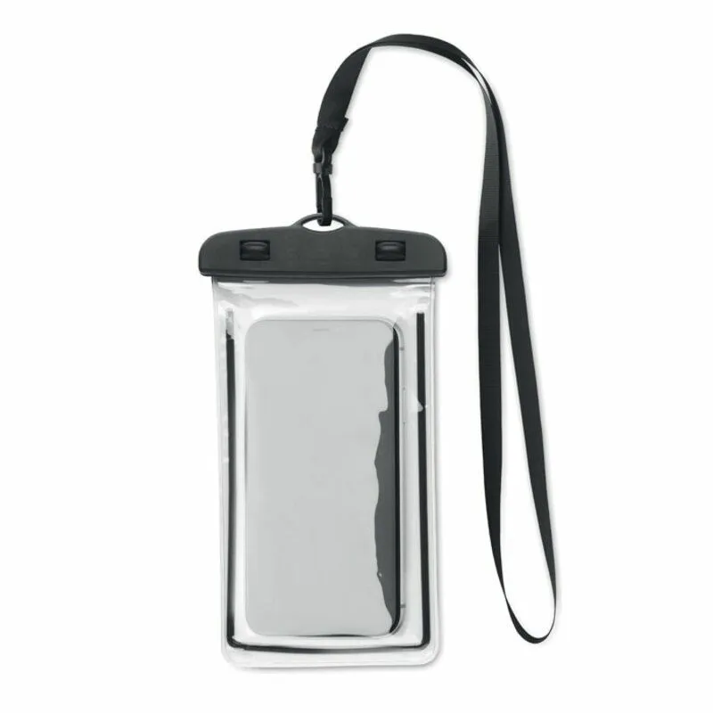 Funda impermeable publicitaria para teléfono