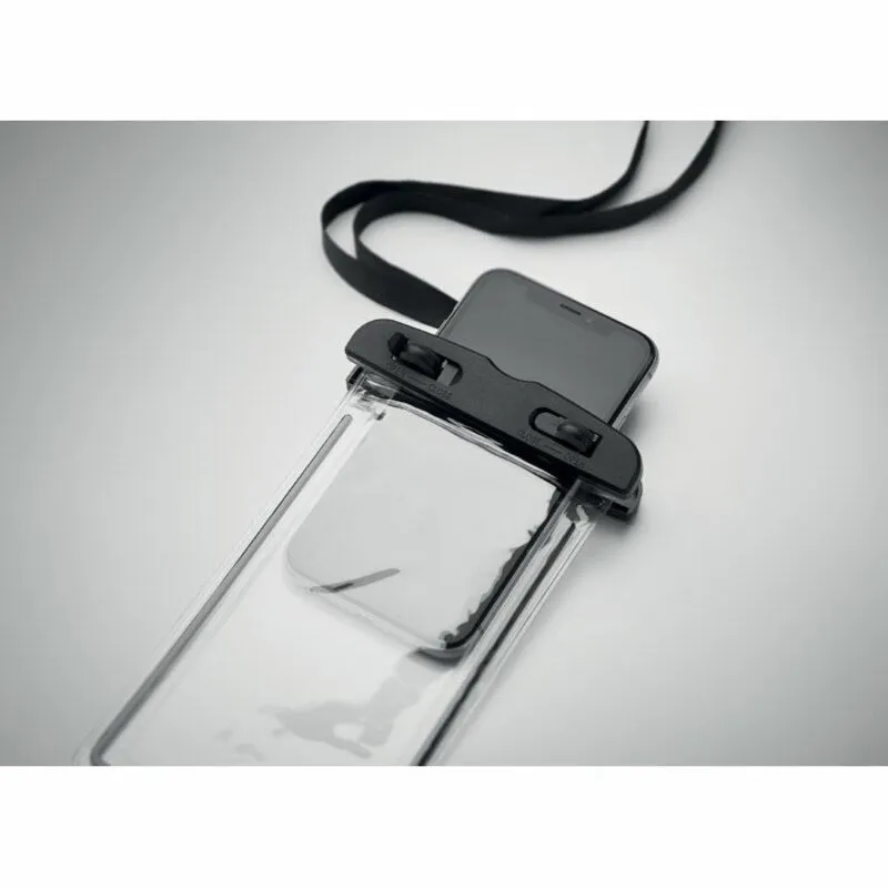 Funda impermeable publicitaria para teléfono