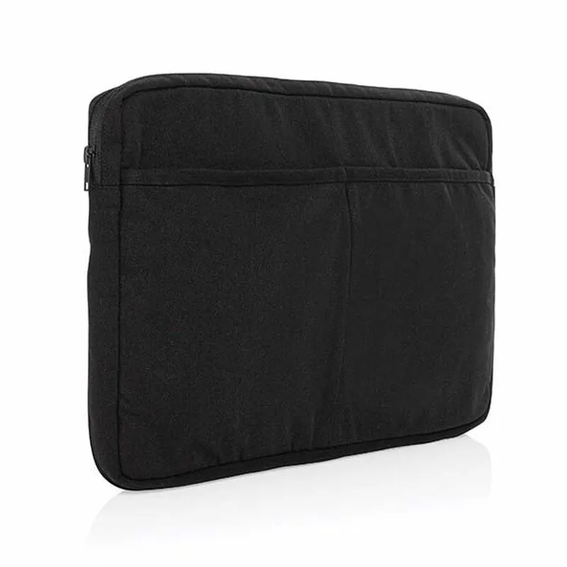 Funda portátil corporativa 15,6" de algodón reciclado Laluka
