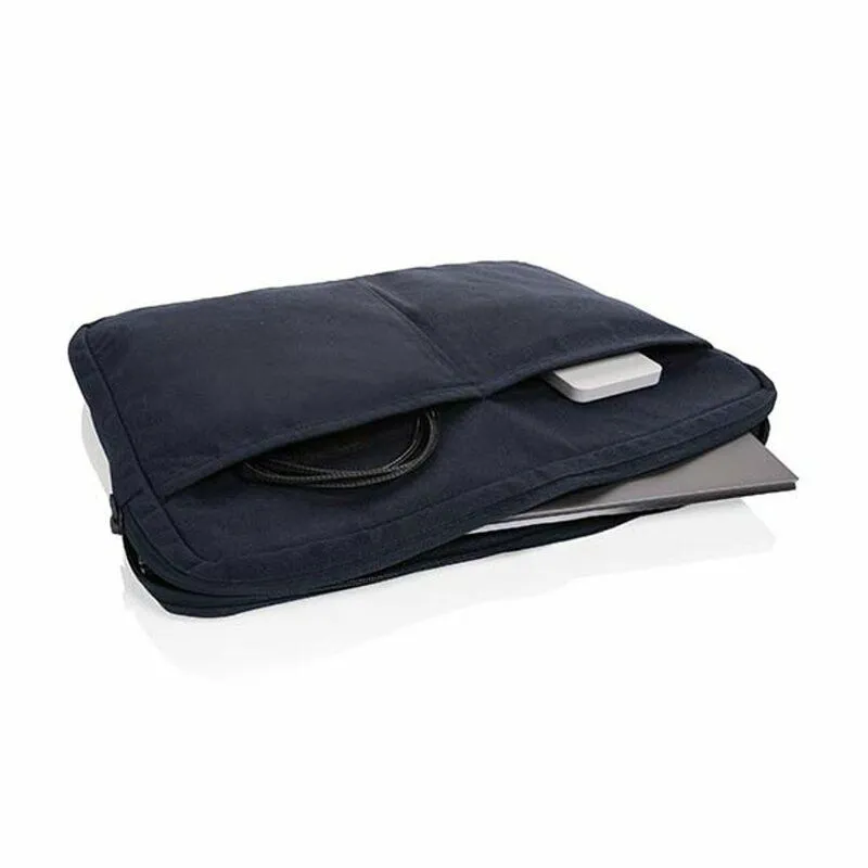 Funda portátil corporativa 15,6" de algodón reciclado Laluka