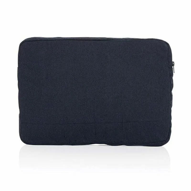 Funda portátil corporativa 15,6" de algodón reciclado Laluka