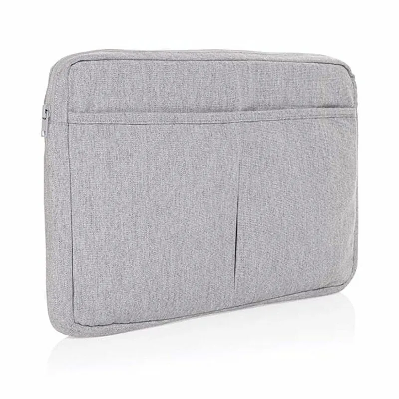 Funda portátil corporativa 15,6" de algodón reciclado Laluka