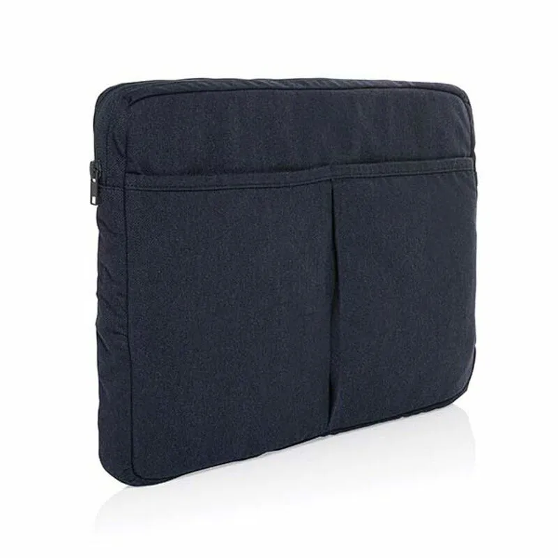 Funda portátil corporativa 15,6" de algodón reciclado Laluka