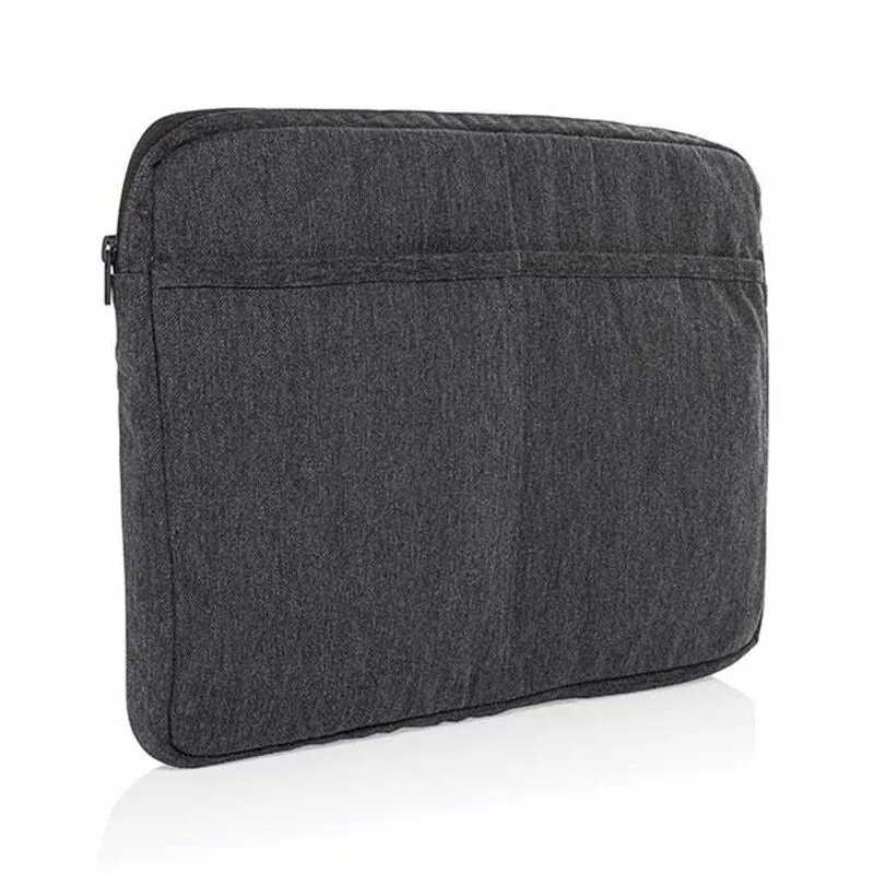 Funda portátil corporativa 15,6" de algodón reciclado Laluka