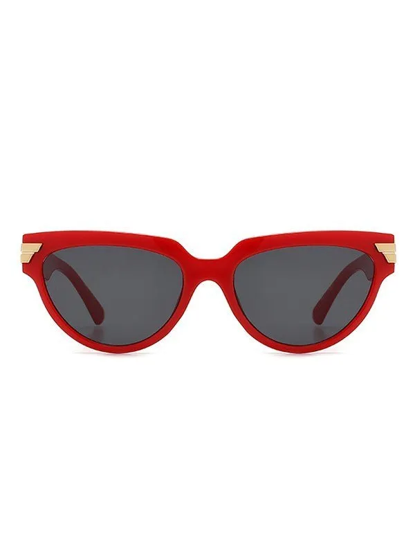 Gafas de sol estilo ojo de gato con montura gruesa