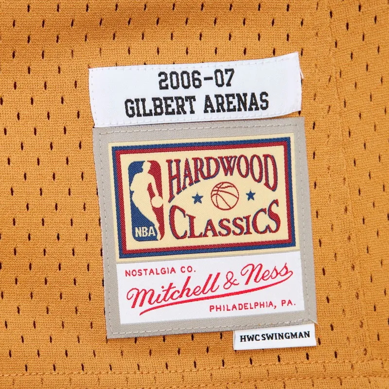 GILBERT ARENAS WASHINGTON WIZARDS HARDWOOD CLASSIC 0607 DORADA