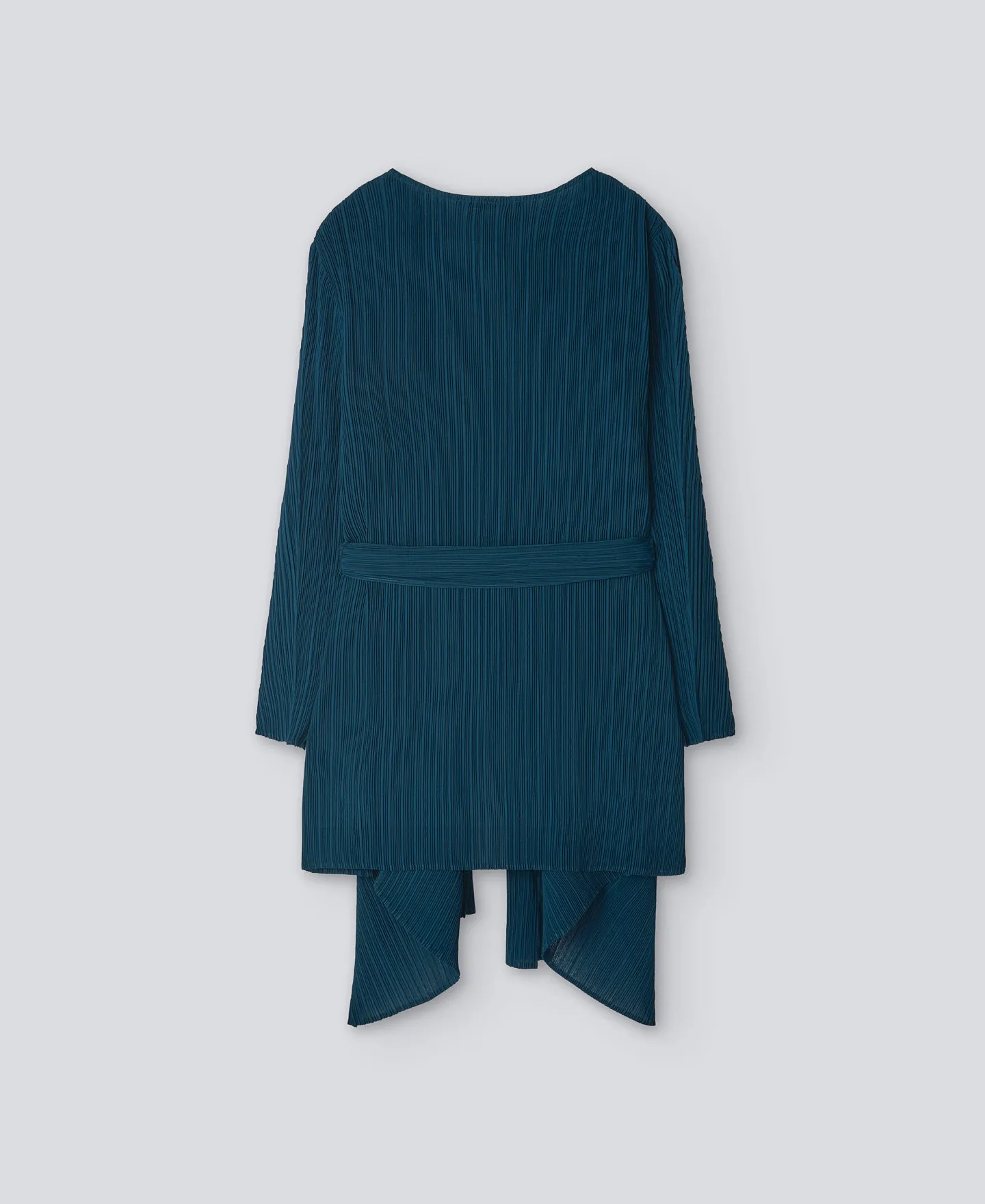 Green crinkle jacket woman