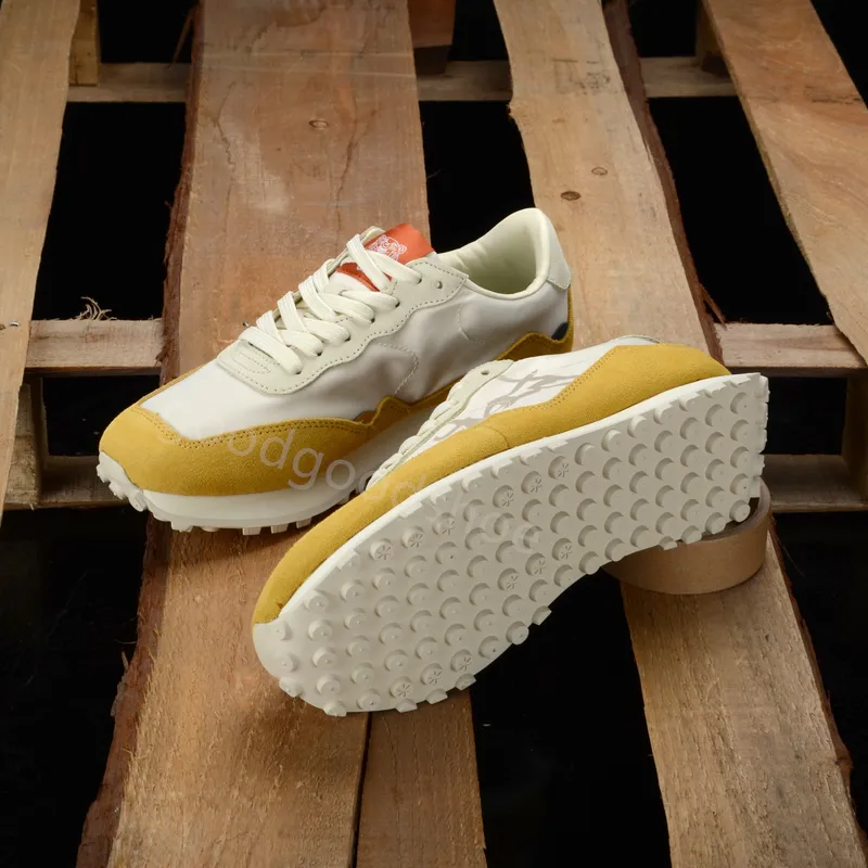 HOM MENOS Mujeres Treeperi Running Shoes Designer T20 Suede Slakers Cream Beige Gray Beige Amarillo Amarillo Fashion Fashion Sho