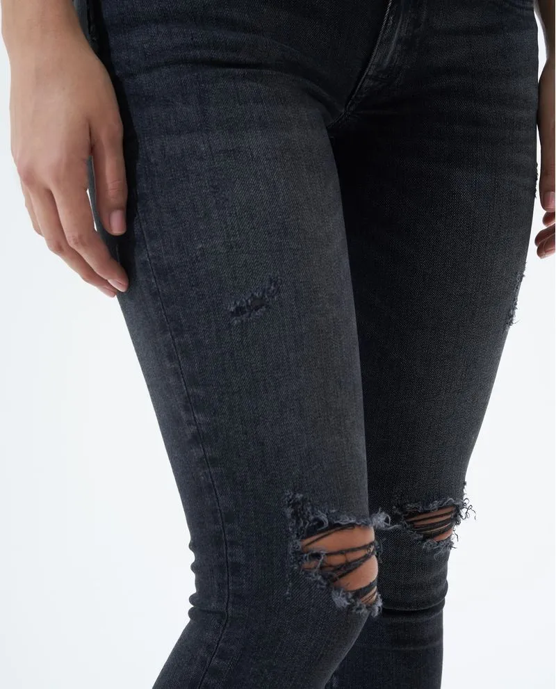 Jean Jegging fit con rotos para mujer