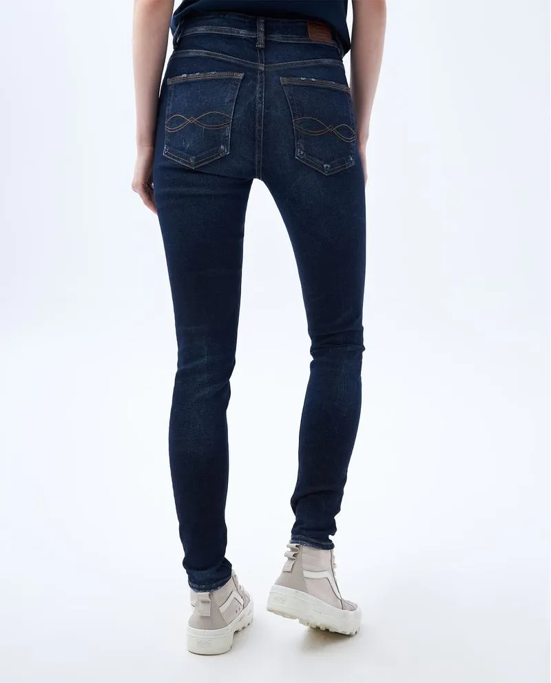 Jean Jegging fit tiro alto para mujer