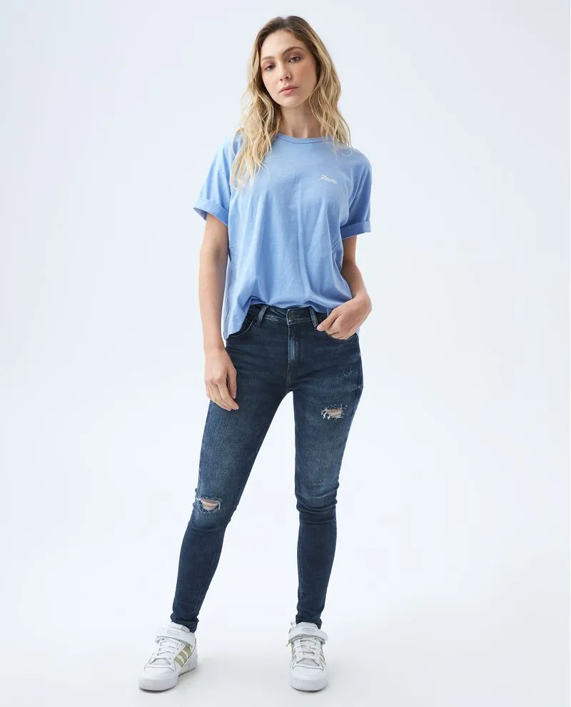 Jean Jegging oscuro para mujer