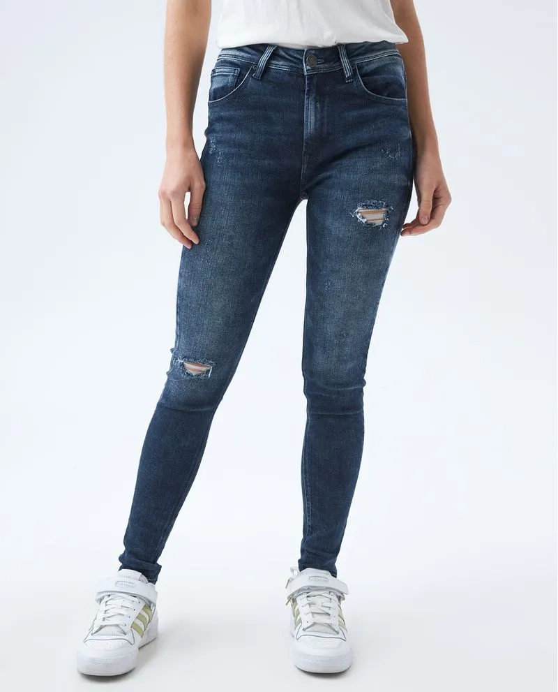 Jean Jegging oscuro para mujer