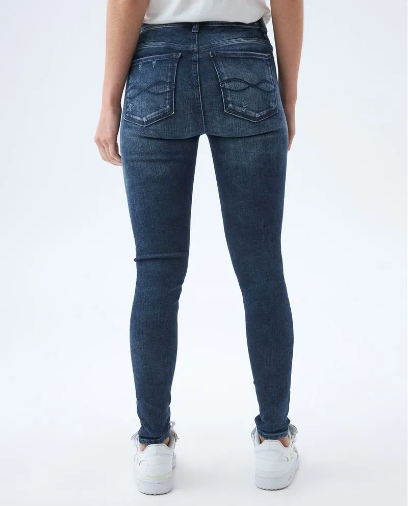Jean Jegging oscuro para mujer