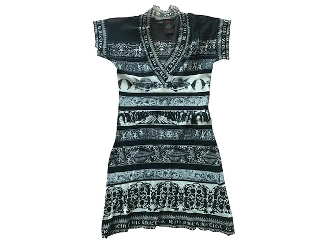 Jean Paul Gaultier Tops Negro Blanco 