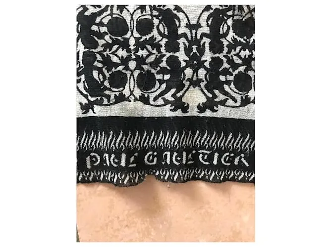 Jean Paul Gaultier Tops Negro Blanco 