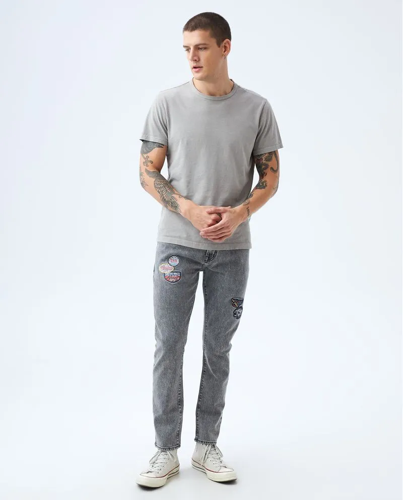 Jean Relaxed negro para hombre