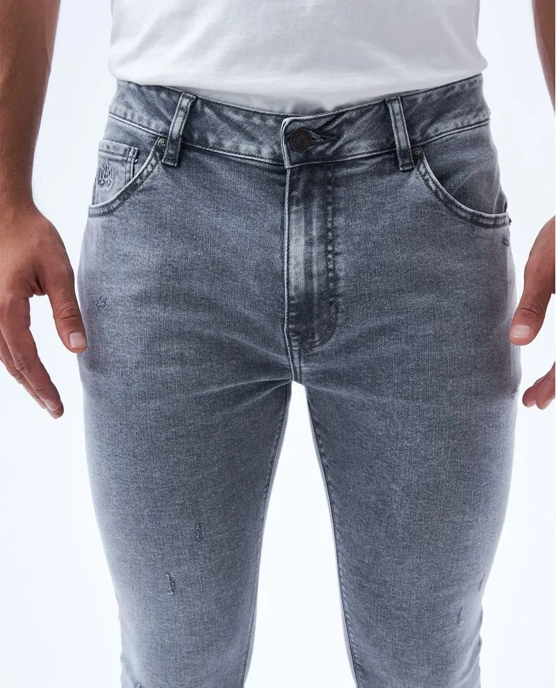 Jean Skinny fit tiro bajo para hombre