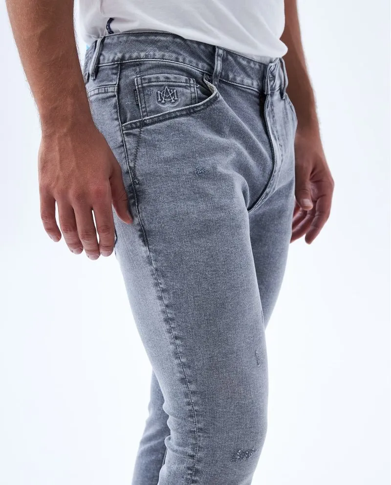 Jean Skinny fit tiro bajo para hombre