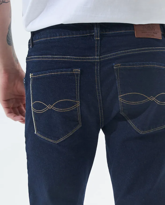 Jean Slim fit tiro bajo para hombre
