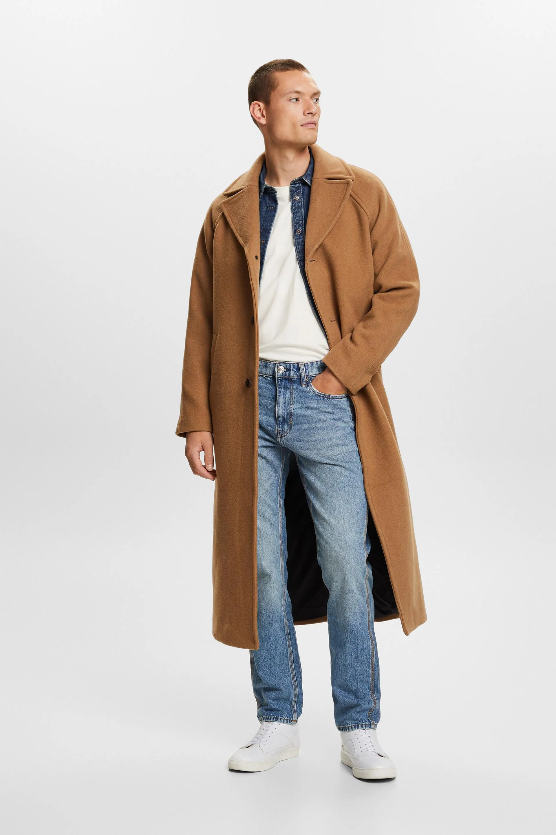 JEANS MIDRISE STRAIGHT FIT DE ESTILO CARPINTERO