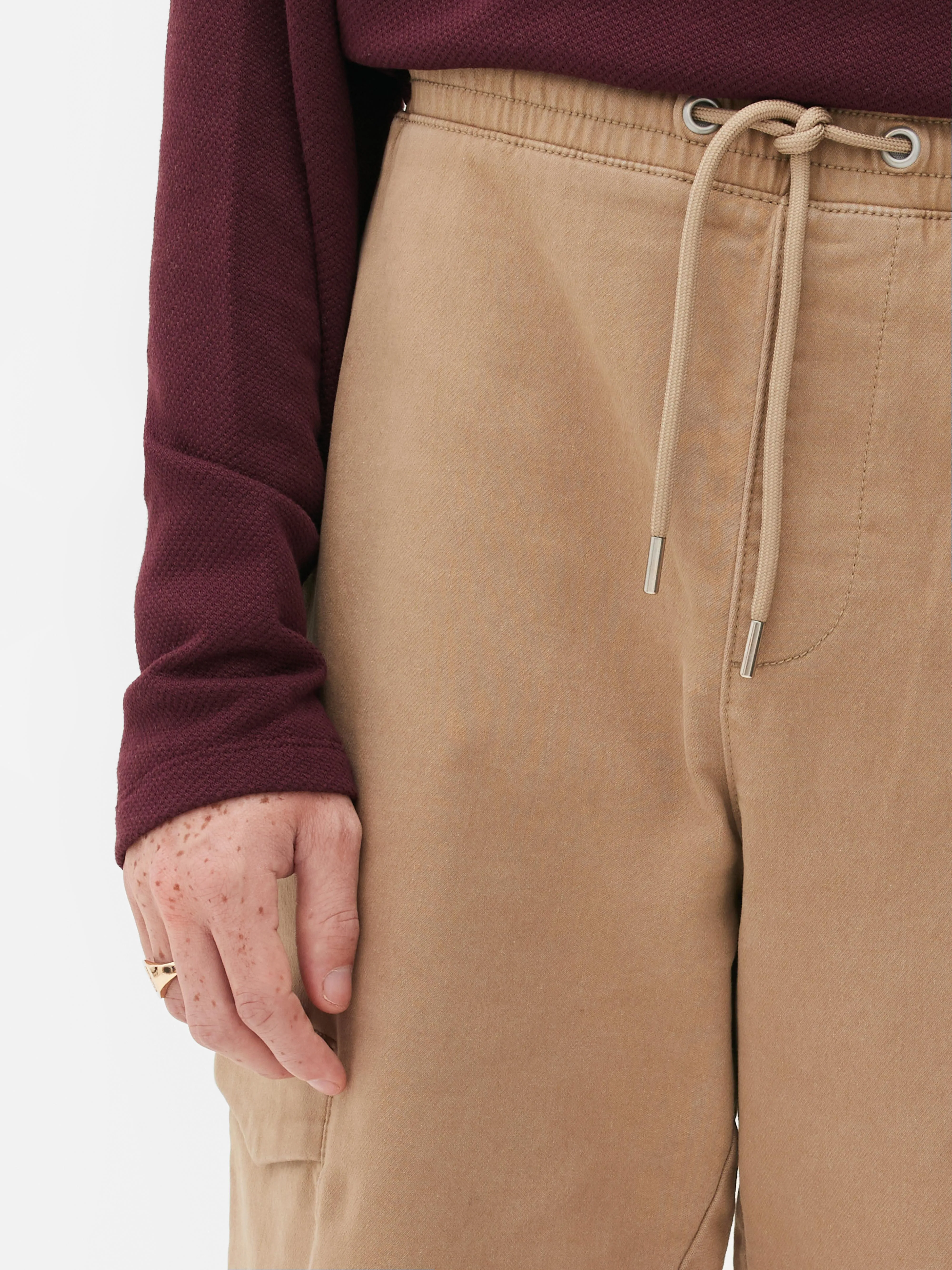 Joggers cargo elásticos de corte holgado