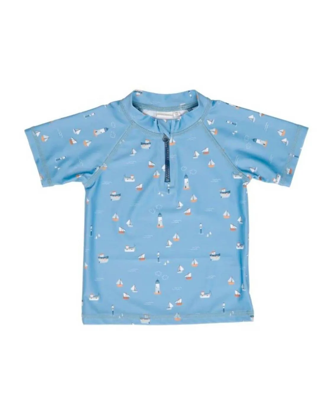 LITTLE DUTCH  CAMISETA UPF +50 SAILORS BAY AZUL OSCURO