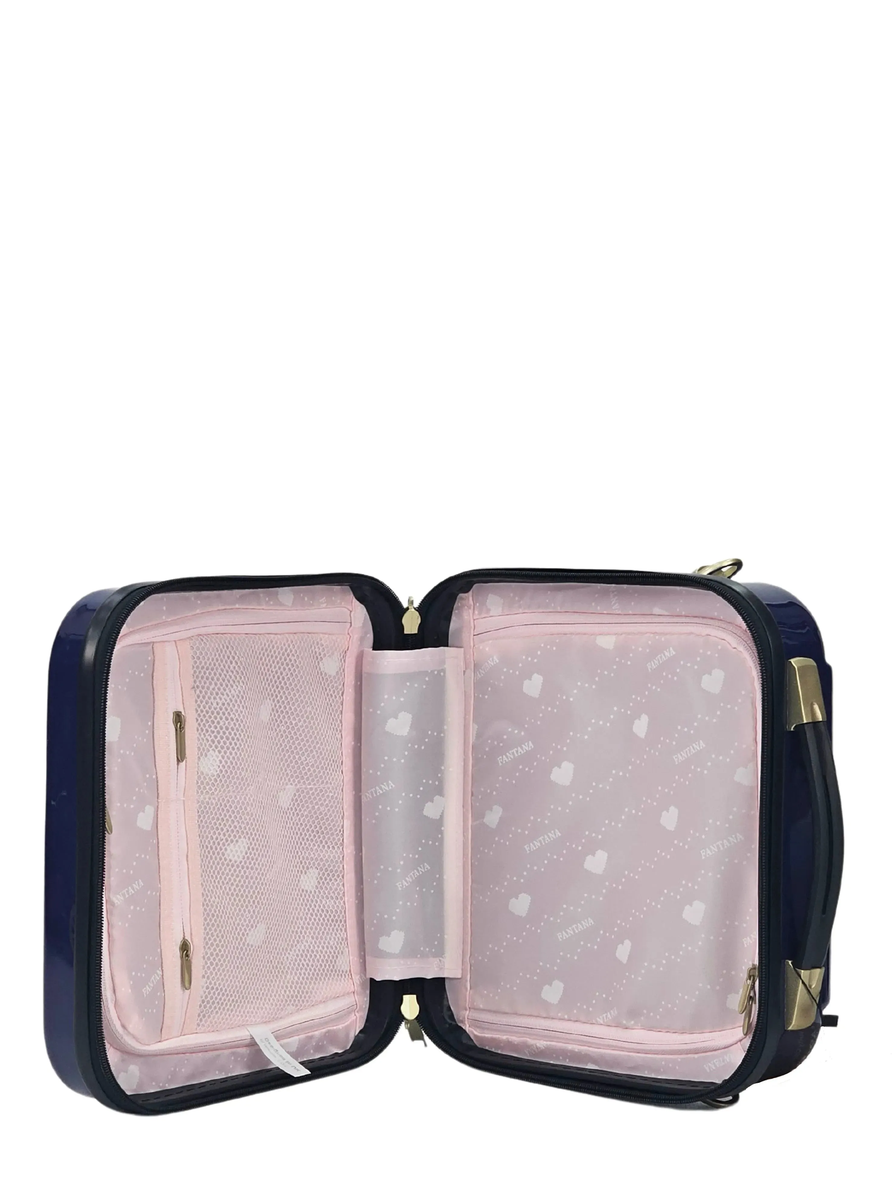 Maleta con ruedas y ruedas con estuche rígido floral brillante
