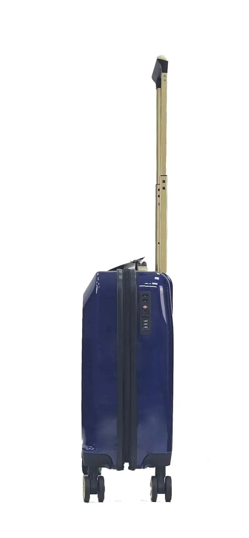 Maleta con ruedas y ruedas con estuche rígido floral brillante