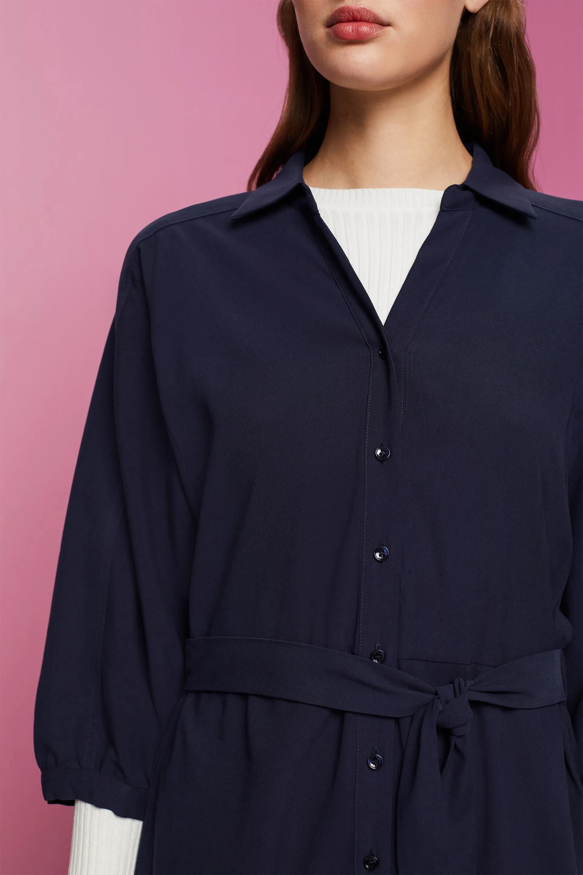 Midivestido estilo camisero
