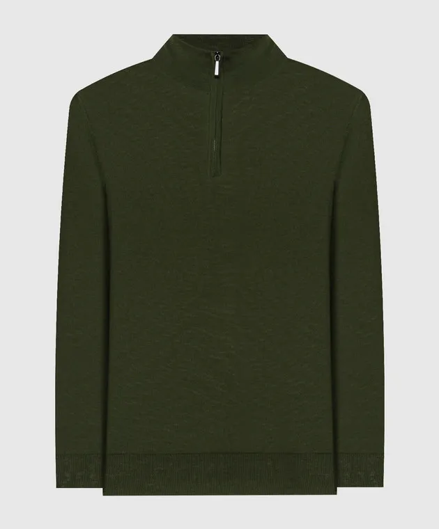 MooRER TERNIMLL green wool jumper