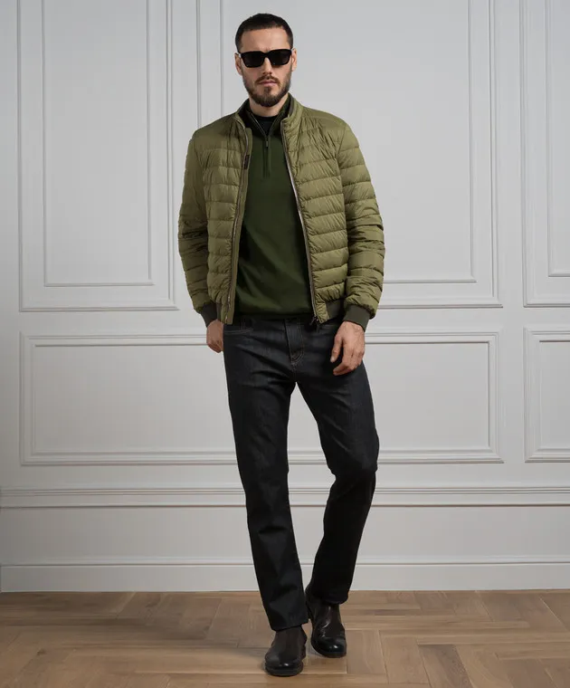 MooRER TERNIMLL green wool jumper