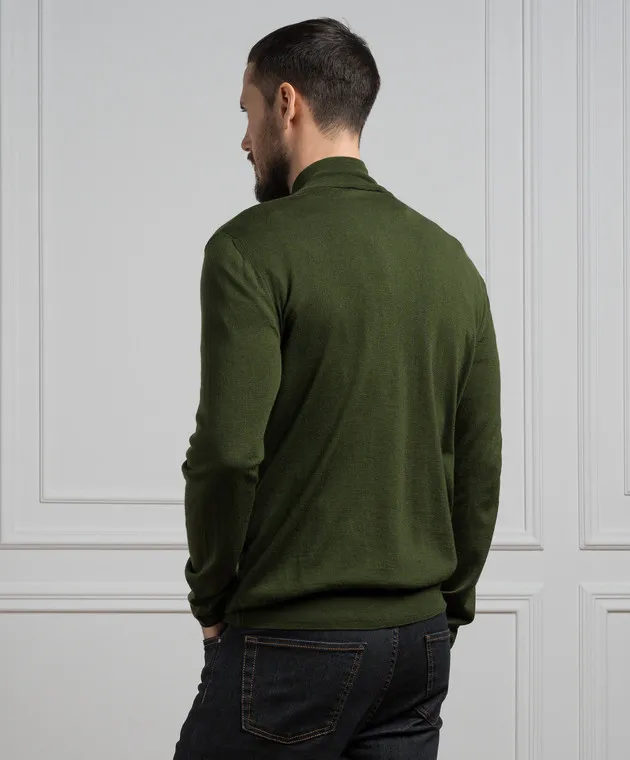 MooRER TERNIMLL green wool jumper