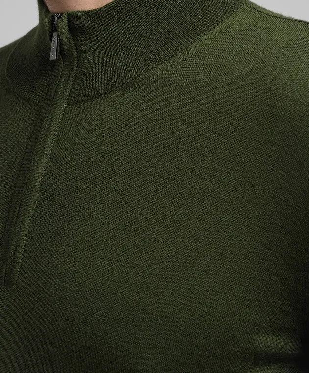MooRER TERNIMLL green wool jumper