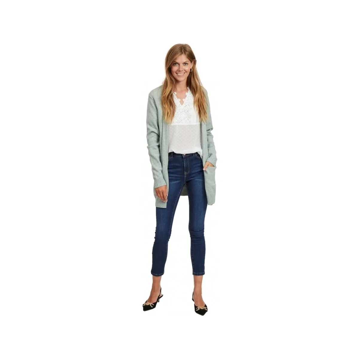 NOOS CARDIGAN RIL  GREEN MILIEU