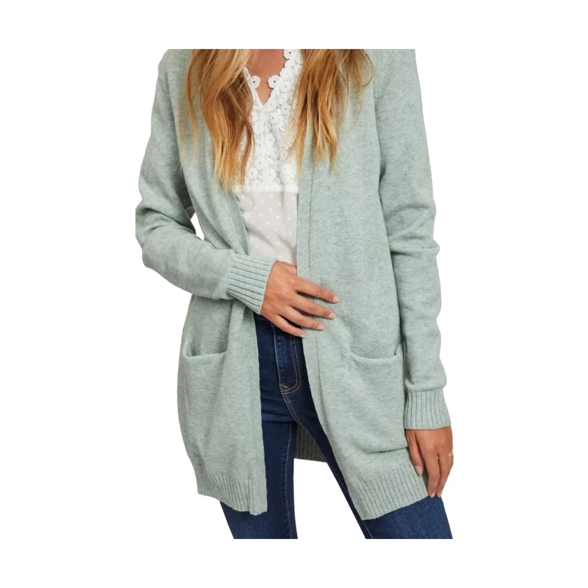 NOOS CARDIGAN RIL  GREEN MILIEU