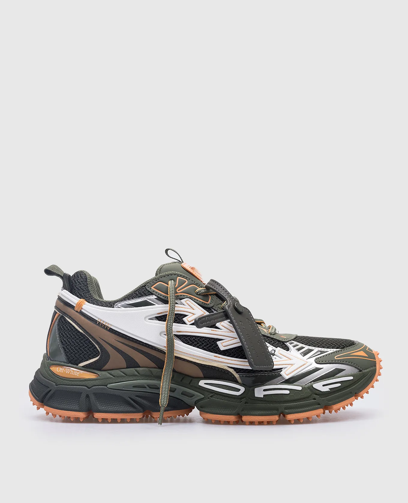 OFFWHITE BE RIGHT BACK GREEN SNEAKERS