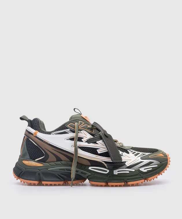 OFFWHITE BE RIGHT BACK GREEN SNEAKERS
