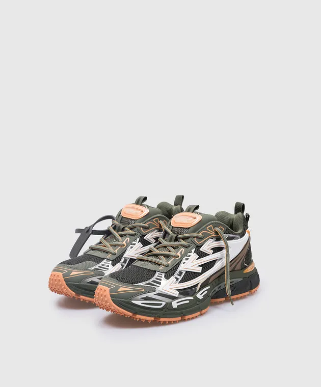 OFFWHITE BE RIGHT BACK GREEN SNEAKERS
