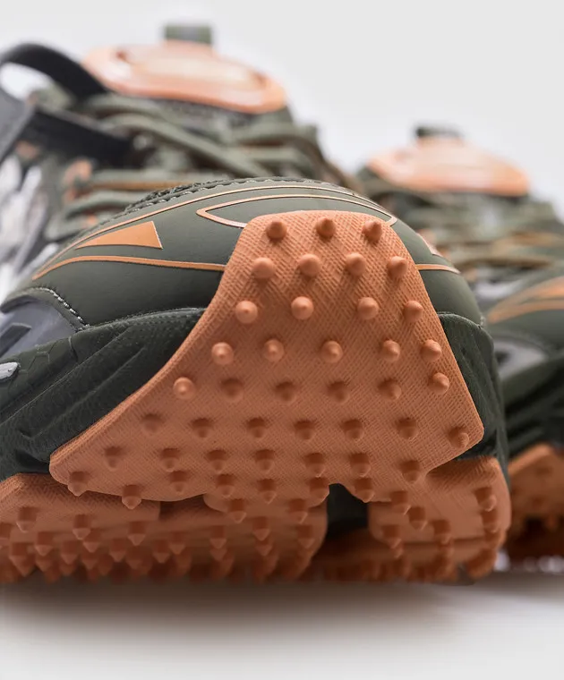 OFFWHITE BE RIGHT BACK GREEN SNEAKERS