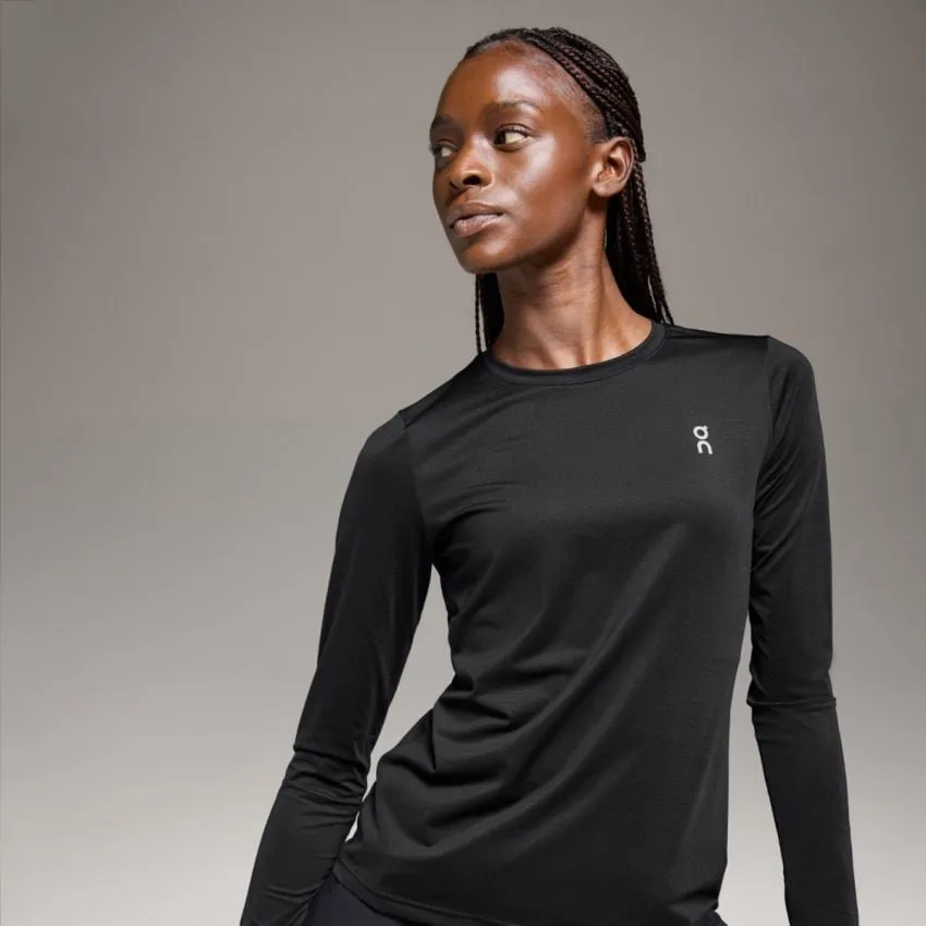 On Mujer Capa intermedia Core Long T Negro 