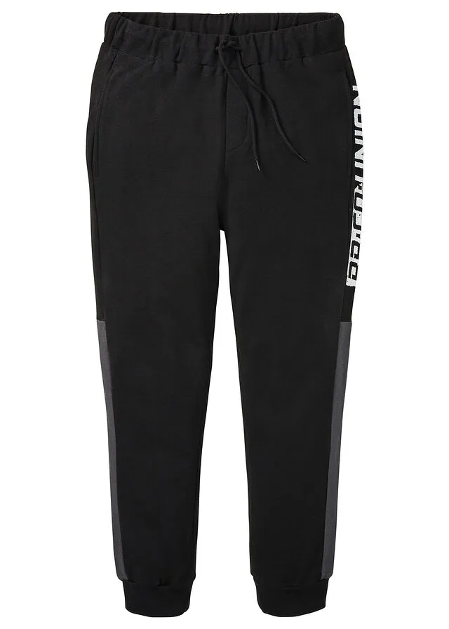 PANTALóN DE CHáNDAL CON POLIéSTER RECICLADO NEGROPIZARRA